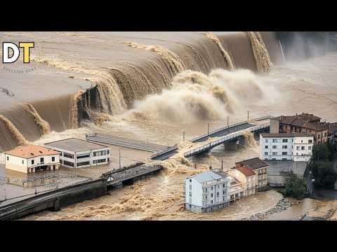 Disaster in Cosenza, Italy! Floods, River Overflows and Landslides Paralyze the City