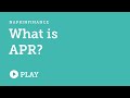 What is APR? (Annual Percentage Rate)