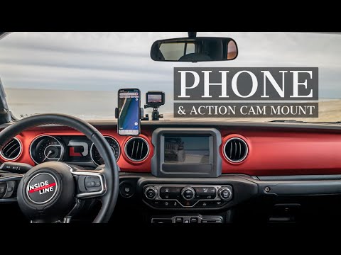 Phone & Action Camera Dash Mount Test for Jeep Gladiator and Wrangler JL | Inside Line