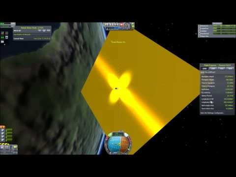 KSP Shorty Solar Sails from Interstellar mod