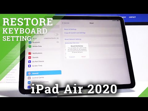How to Erase Keyboard Dictionary on iPad Air 2020 – Reset Remembered Words