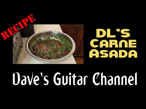 Dave's Carne Asada Recipe