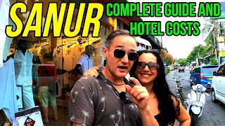 Where to STAY IN SANUR!  Complete TOUR and COSTS. Bali