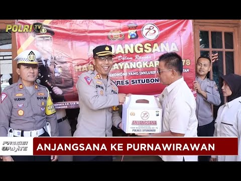 PRESISI UPDATE : POLRES SITUBONDO GELAR KEGIATAN SOSIAL &amp; ANJANGSANA KE PURNAWIRAWAN 24062024 19.00