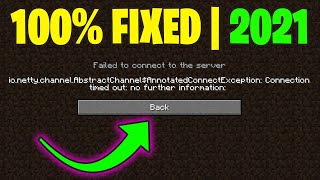 Fix Minecraft io.netty.channel.abstractchannel$annotatedconnectexception connection refused | 2021