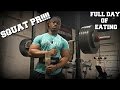 Squat PR | Full Day Of Eating On My Cut