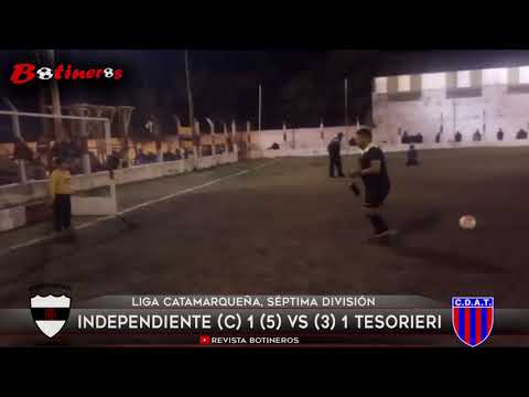liga catamarqueña Semifinal, Séptima división, Independiente (c) 1 (5) vs Tesorieri 1 (3)