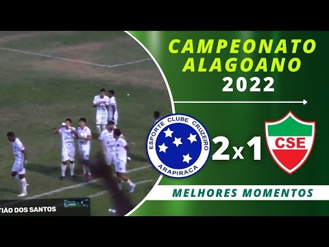 CRUZEIRO-AL 2 X 1 CSE | CAMPEONATO ALAGOANO | 23/01/22