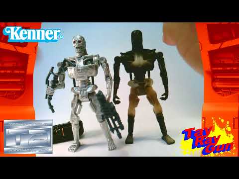 Retro Thursday- Kenner: Terminator 2- Endoglow Terminator Vintage toy opening! Toy taken off card!!!