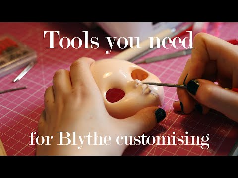 Tools for customising Blythe doll