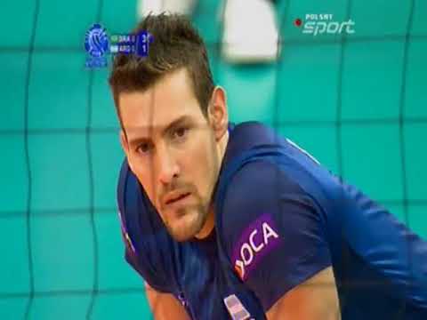 World League 2008 Men's volleyball Brazil - Argentina set 1