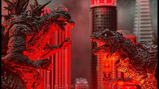 Godzilla Minus One Vs Godzilla 2001 ( An epic battle stop-motion)