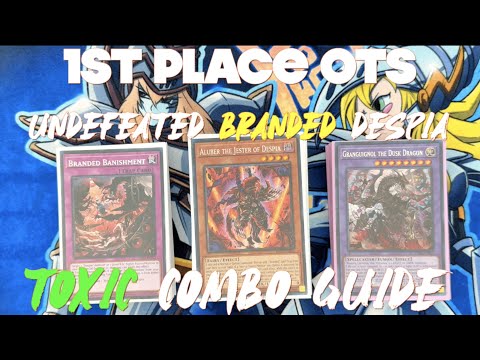 1st Place UNDEFEATED OTS Branded Despia Deck Profile + TOXIC Combo | Yugioh December 2025