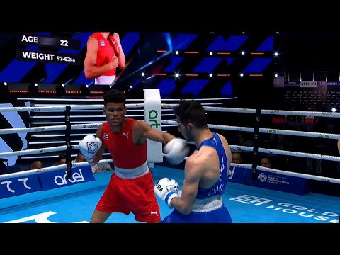 SF (60KG) ALVAREZ BORGES ERISLANDY (CUB) vs ABU JAJEH MOHAMMAD (JOR) | IBA World  Championships 2023