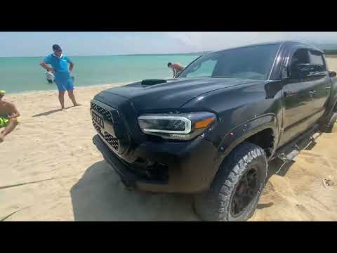 2020 Toyota Tacoma TRD PRO Crawl Control test on sand