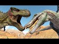 ALL CARNIVORE & HERBIVORE DINOSAURS BATTLE ROYALE IN SOUTH WEST AMERICA - Jurassic World Evolution 2