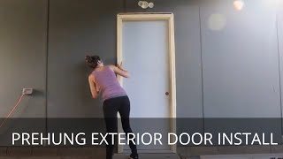 Install a Prehung Exterior Door [The EASY way!]