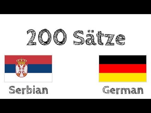 200 Sätze - Serbisch - Deutsch