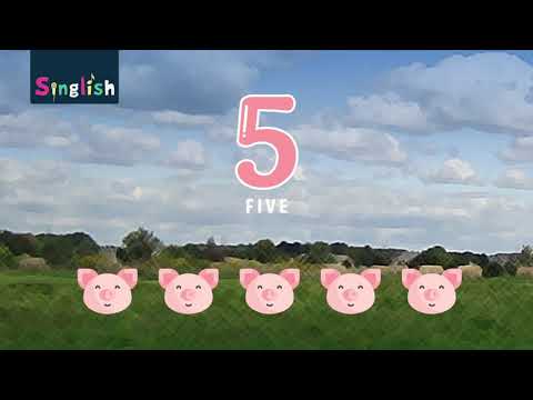 NUMBERS 1-10 - Piosenki po angielsku dla dzieci/Songs in English for children.(BUGS TEAM 0,1)