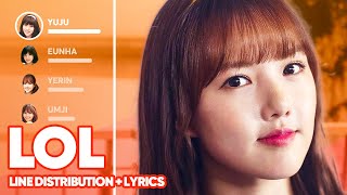 GFRIEND - LOL (Line Distribution + Lyrics Color Coded) PATREON REQUESTED