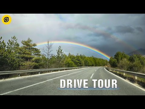 DRIVE TOUR inside Rainbow, from RESEN to BITOLA, Macedonia (Street View 2023) [POV] * Insta360 X3