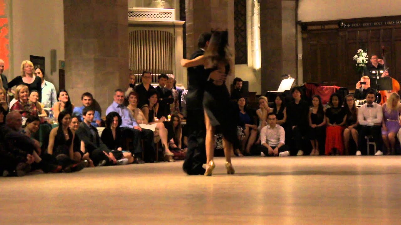 Adrian Veredice & Alejandra Hobert Edinburgh Tangofestival 2013 Milonga