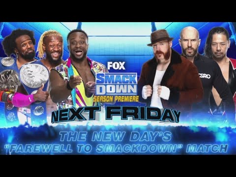 New Day vs Cesaro, Shinsuke Nakamura & Sheamus (6-Man Tag Team Match Part 1/2)