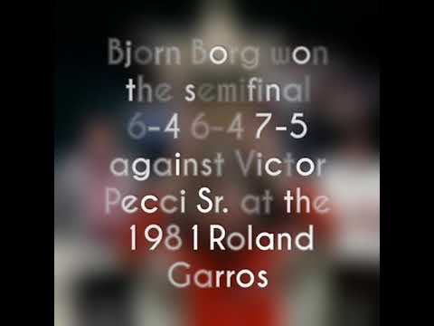 Bjorn Borg 1981 french open semifinal result