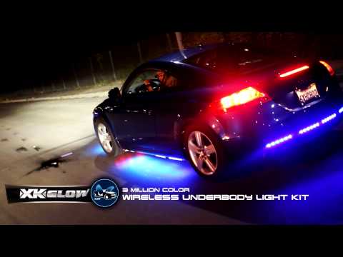 XKGLOW Advanced 3 Million Color 16pcs LED Under Car Lighting Kit