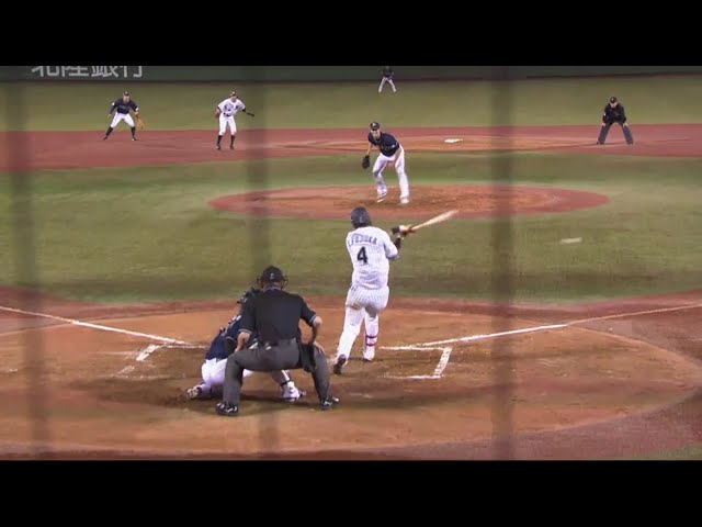 【6回裏】マリーンズ・藤岡裕が反撃の一打を放つ!! 2018/5/15 M-Bs