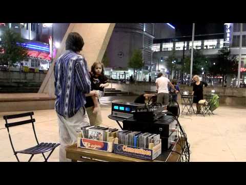 The Rocksteady Kid DJs on Silver Spring's Veterans Plaza