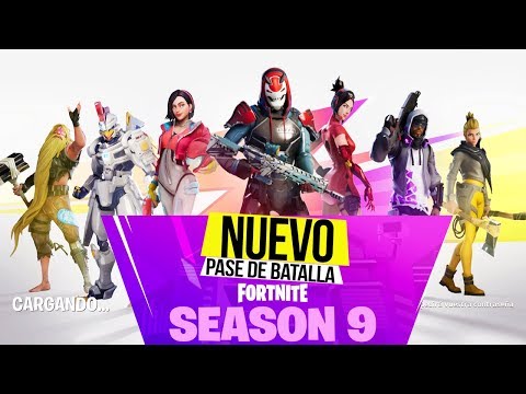 NUEVO PASE DE BATALLA **TEMPORADA 9** Fortnite, Nuevas zonas, Skin NIVEL 100 y más!