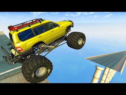 Beamng Drive - Open Bridge Jumping #1