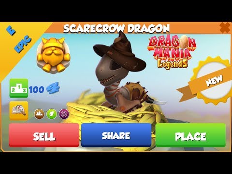 Scarecrow Dragon Hatching + [Trials of Odin Part 2] Chap 3 Lvl 6 | Dragon Mania Legends | #1303 HD