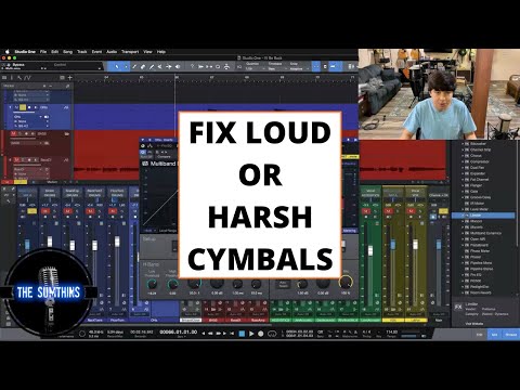 How To FIX Loud Or HARSH CYMBALS In Overheads