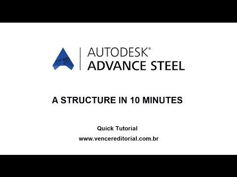 Autodesk Advance Steel - A Structure in 10 Minutes Tutorial 4