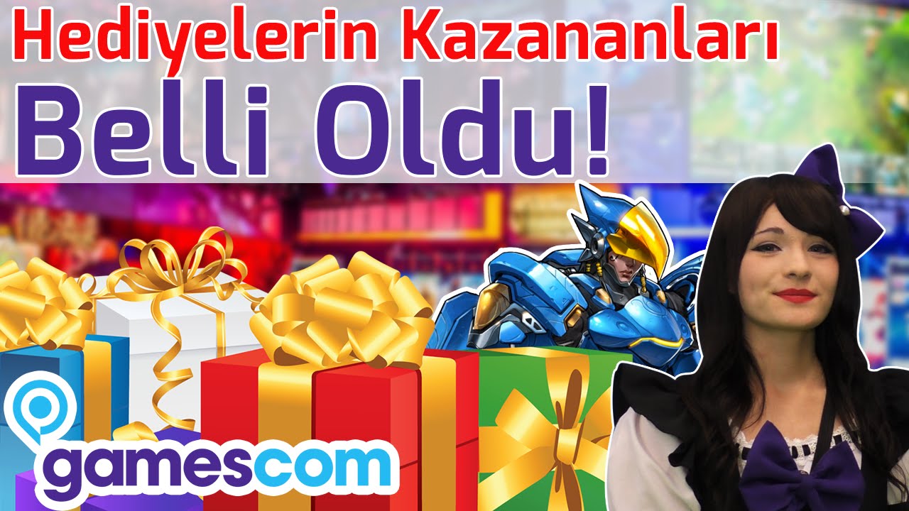 Gamescom'dan Getirdiğimiz Hediyelerin Kazananları Belli Oldu