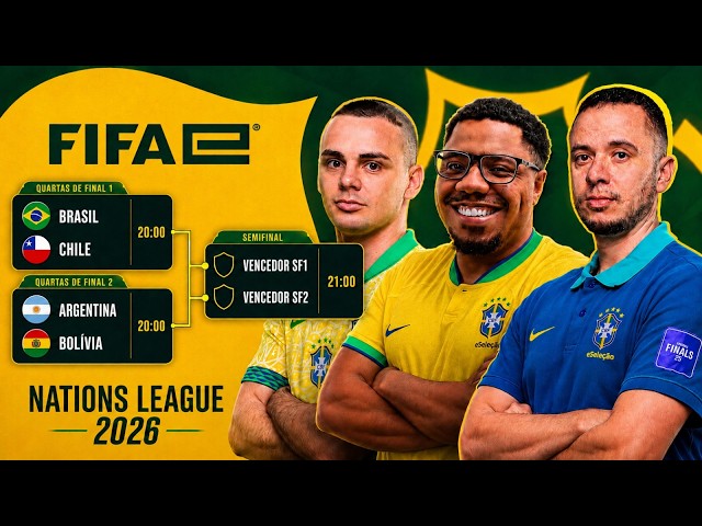 AO VIVO: FINAIS da NATIONS LEAGUE eFootball Mobile - SEMANA 3
