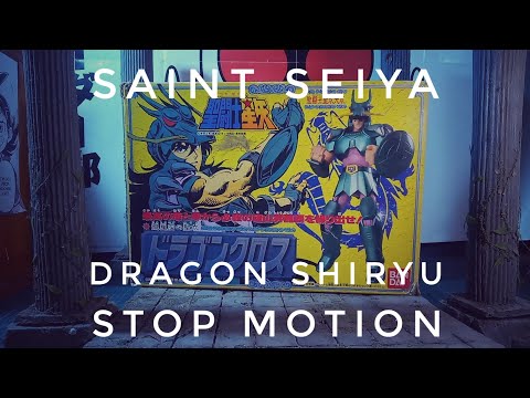 Revisión de stop motion de Vintage Saint Seiya Dragon Shiryu #vintage #saintseiya #mythcloth
