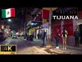 🇲🇽 Tijuana Streets at Night |  Zona Norte  2024 [4K]