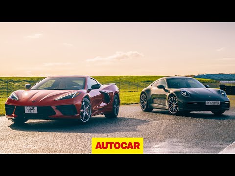 New Corvette Stingray C8 v Porsche 911 review | USA's hottest v Europe's best | Autocar