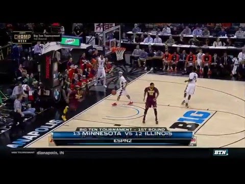 Minnesota vs. Illinois - 2016 Big Ten Men's Basketball Tournament