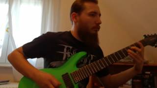 Fallujah - Assemblage of Wolves  Guitar cover