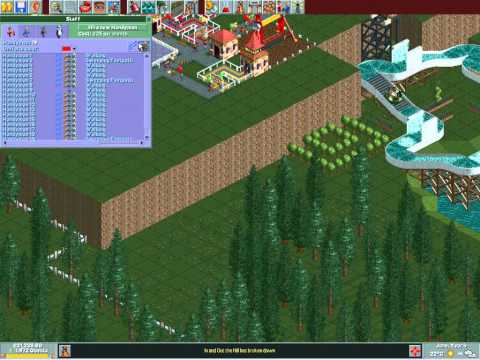 Let's play roller coaster tycoon episode Fail 1: My first fail!!!