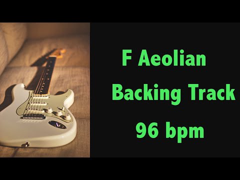 F Aeolian Mode Backing Track