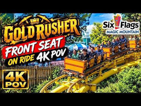 Front row point of view footage of Gold Rusher
