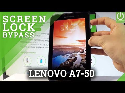 Hard Reset LENOVO A7-50 A3500-F - Bypass Screen Lock / Restore LENOVO Tab