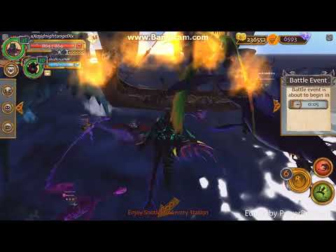 SoD battle event with a eruptodon