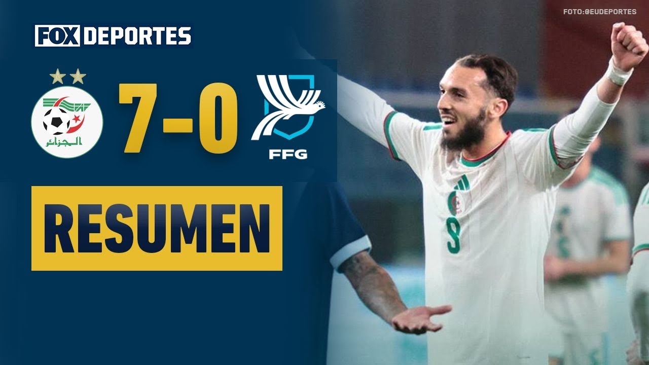 GOLEADA EN ITALIA | Argelia 7-0 Guatemala | HIGHLIGHTS | #AmistosoEnFOX