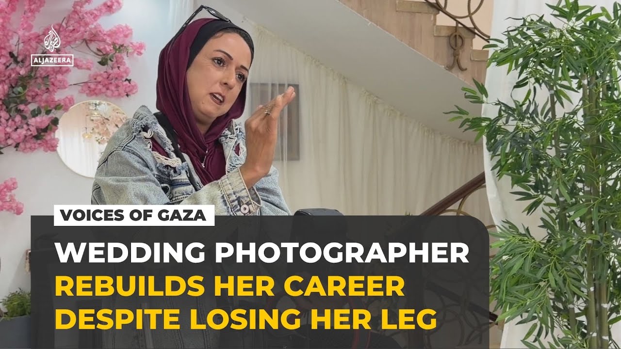 Gaza wedding photographer rebuilds life after losing her leg and loved ones